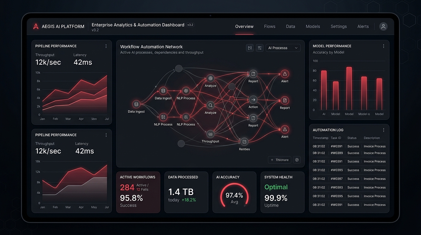Aegis AI — Enterprise Analytics & Workflow Automation Core